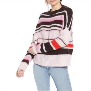Stripe Sweater in PINK SODA | Something Navy Nordstrom Exclusive